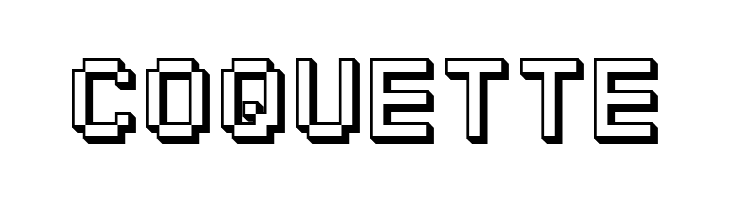 SF Pixelate Shaded  Free Fonts Download