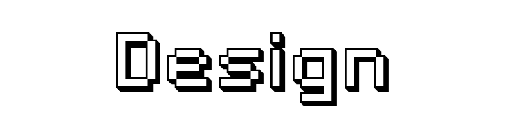 SF Pixelate Shaded  Free Fonts Download