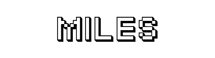 SF Pixelate Shaded  Free Fonts Download