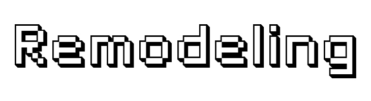 SF Pixelate Shaded  Free Fonts Download