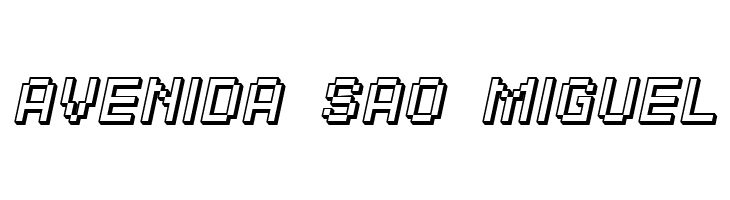 SF Pixelate Shaded Oblique  Free Fonts Download