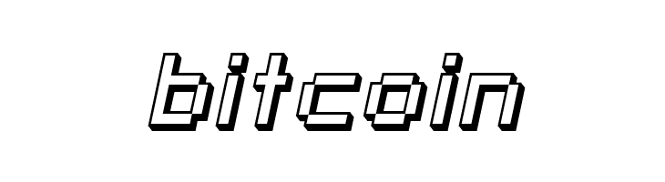 SF Pixelate Shaded Oblique  Free Fonts Download