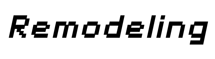 SF Pixelate Bold Oblique  Free Fonts Download