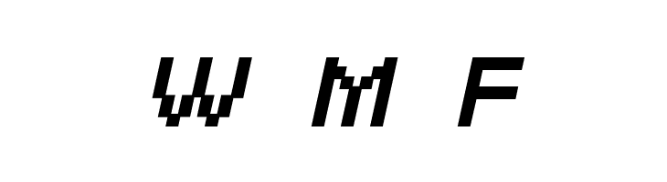 SF Pixelate Bold Oblique  Free Fonts Download