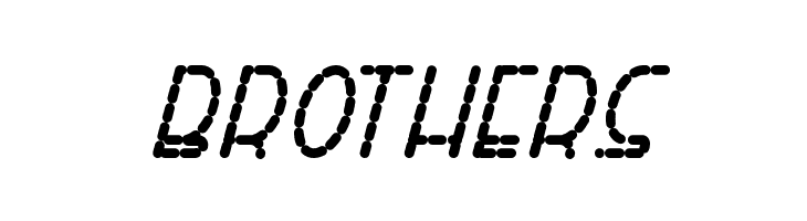 Right Hand ExtBoldItalicDash  Free Fonts Download