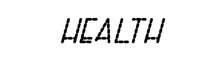 Right Hand ExtBoldItalicDash  Free Fonts Download