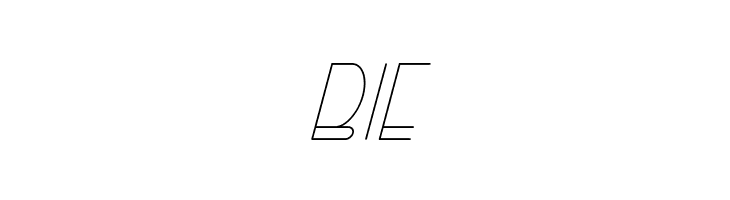Right Hand Hairline Italic  Free Fonts Download
