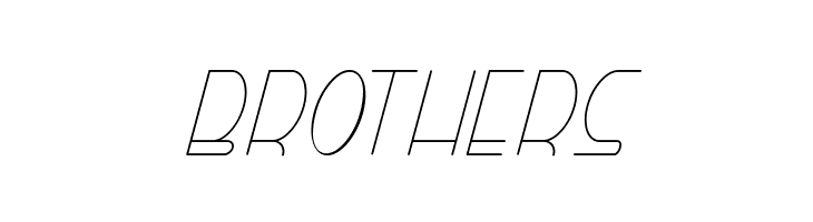 Right Hand Hairline Italic  Free Fonts Download