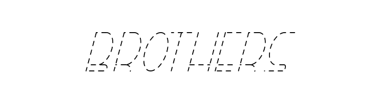 Right Hand HairlineItalicDash  Free Fonts Download