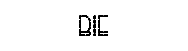 Right Hand ExtBoldDash  Free Fonts Download