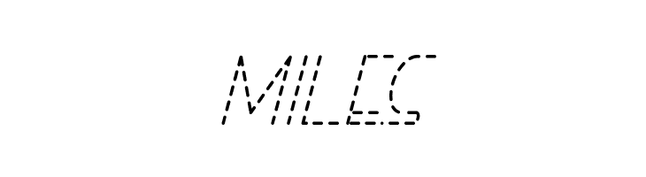 Right Hand Light Italic Dash  Free Fonts Download