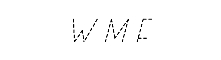 Right Hand Light Italic Dash  Free Fonts Download