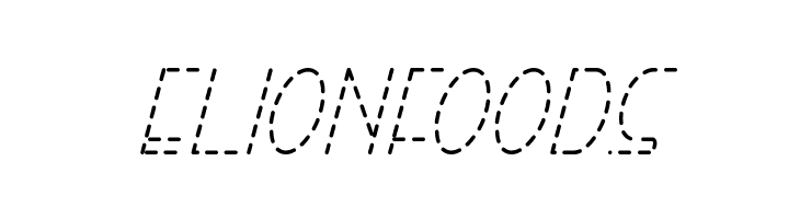 Right Hand Light Italic Dash  Free Fonts Download