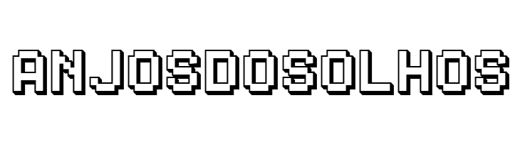 SF Pixelate Shaded Bold  Free Fonts Download