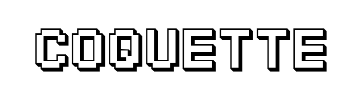 SF Pixelate Shaded Bold  Free Fonts Download