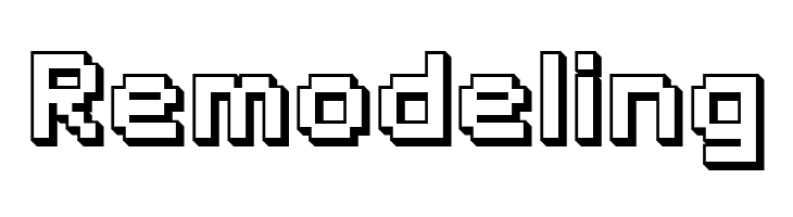 SF Pixelate Shaded Bold  Free Fonts Download