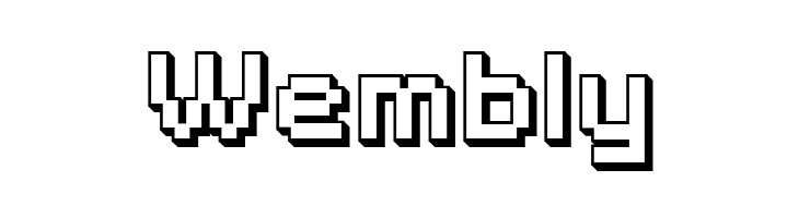 SF Pixelate Shaded Bold  Free Fonts Download