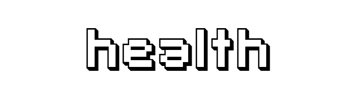 SF Pixelate Shaded Bold  Free Fonts Download
