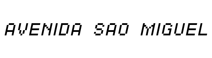 SF Pixelate Oblique  Free Fonts Download