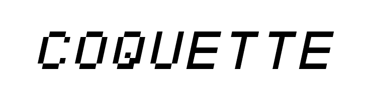 SF Pixelate Oblique  Free Fonts Download