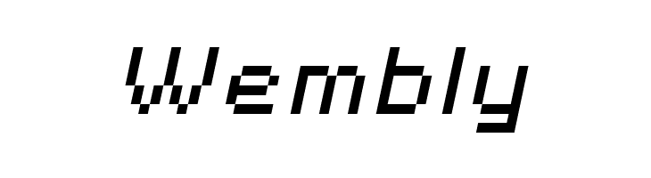 SF Pixelate Oblique  Free Fonts Download