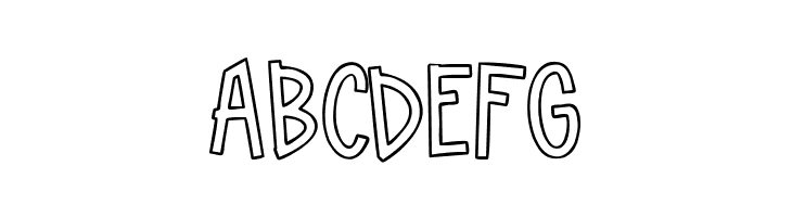 Hellofreeday Outline DEMO  Free Fonts Download
