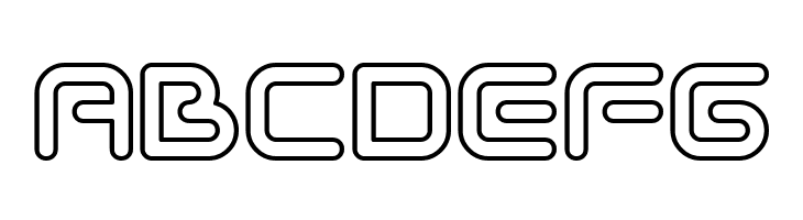 Sci Fied Outline  Free Fonts Download