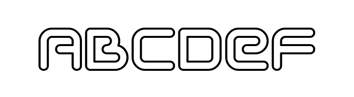 Sci Fied Outline  Free Fonts Download