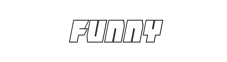 Furiosa Outline Italic  Free Fonts Download