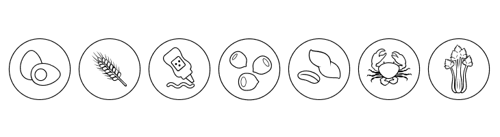 Allergen Outline  Free Fonts Download