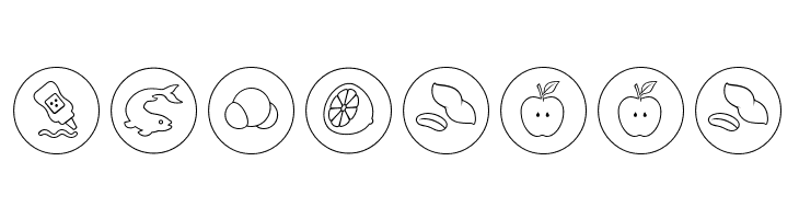 Allergen Outline  Free Fonts Download