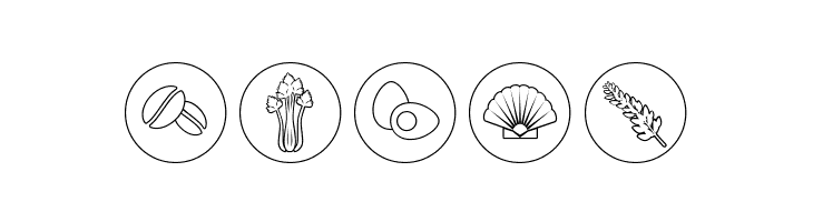 Allergen Outline  Free Fonts Download