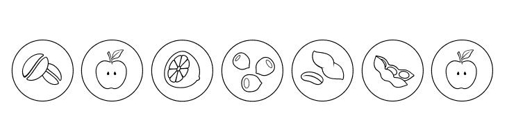 Allergen Outline  Free Fonts Download