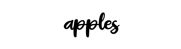apples Pig Year Font