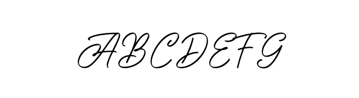 ABCDEFG SengkalingDemo-Script Font