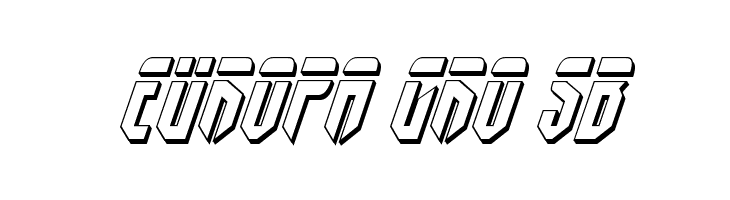 Fedyral 3D Italic  Free Fonts Download