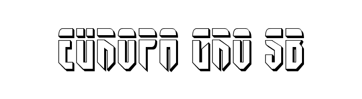 Fedyral 3D  Free Fonts Download