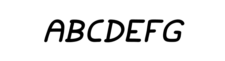 FishesFriends-Italic  Free Fonts Download