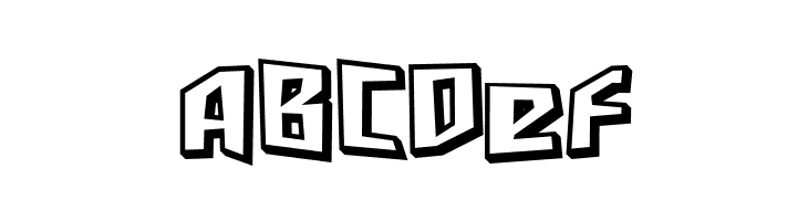 SF Junk Culture Shaded  Free Fonts Download