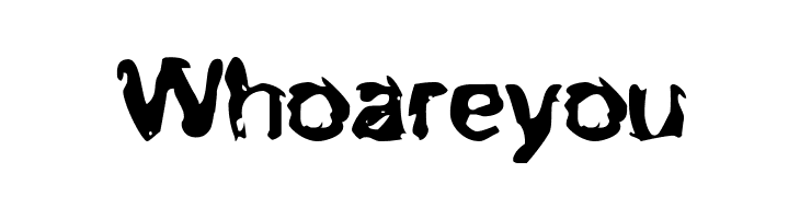 Whoareyou BN-NoFear Font