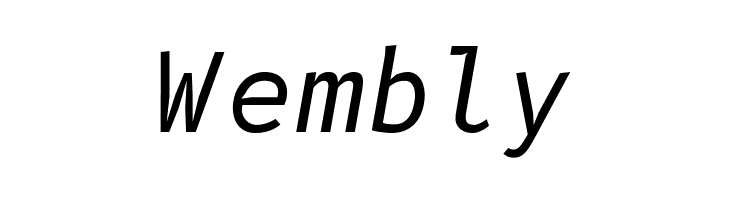 B612 Mono Italic  Free Fonts Download