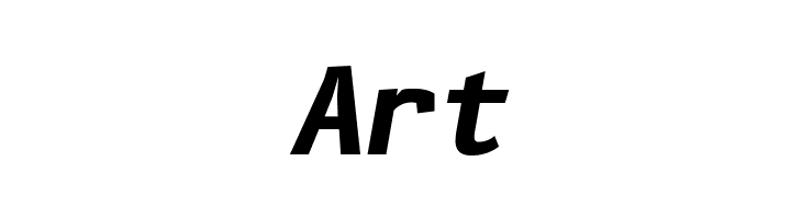B612 Mono Bold Italic  Free Fonts Download