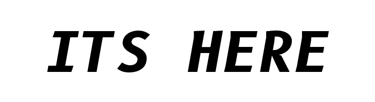 B612 Mono Bold Italic  Free Fonts Download