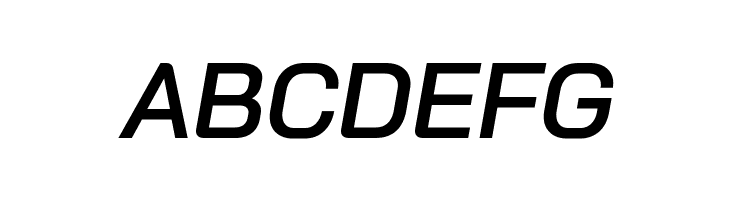 ABCDEFG Bai Jamjuree SemiBold Italic Font