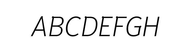 Niramit ExtraLight Italic  Free Fonts Download