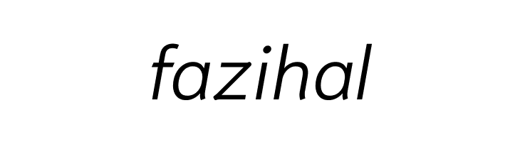 Niramit Light Italic  Free Fonts Download