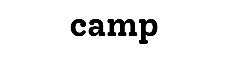 camp Solway Bold Font