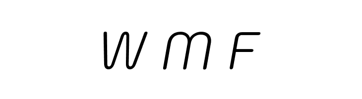 Kodchasan Light Italic  Free Fonts Download