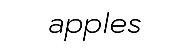 Kodchasan Light Italic  Free Fonts Download