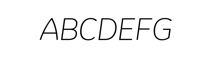 Krub ExtraLight Italic  Free Fonts Download